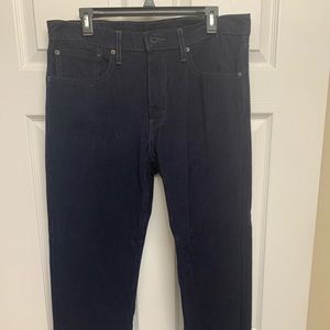 Men’s navy Levi cords. NWOT